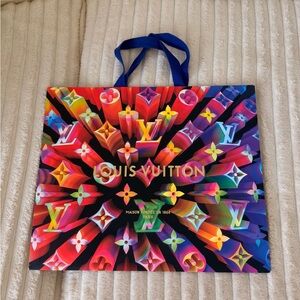 Louis Vuitton Limited Edition Multicolor Monogram Gift Bag